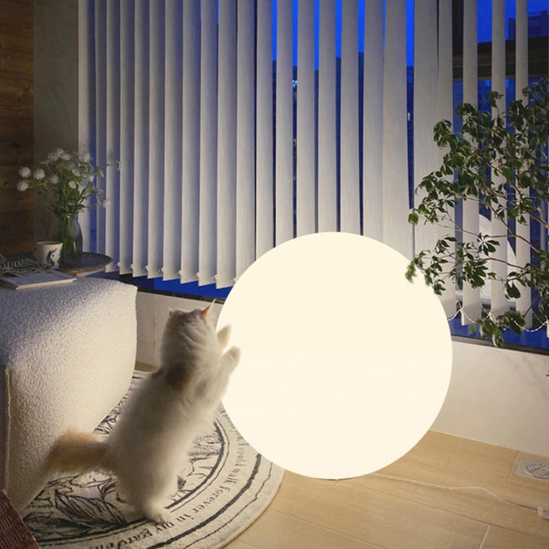 Outdoor LED Furniture Plastic Round RGB Ball Light LED Solar LED Lamp