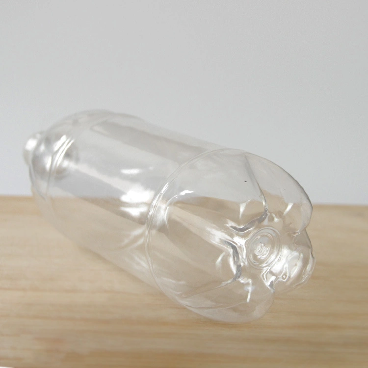 350ml Plastic Bottle Pet Transparent Disposable Water Bottle with Cover