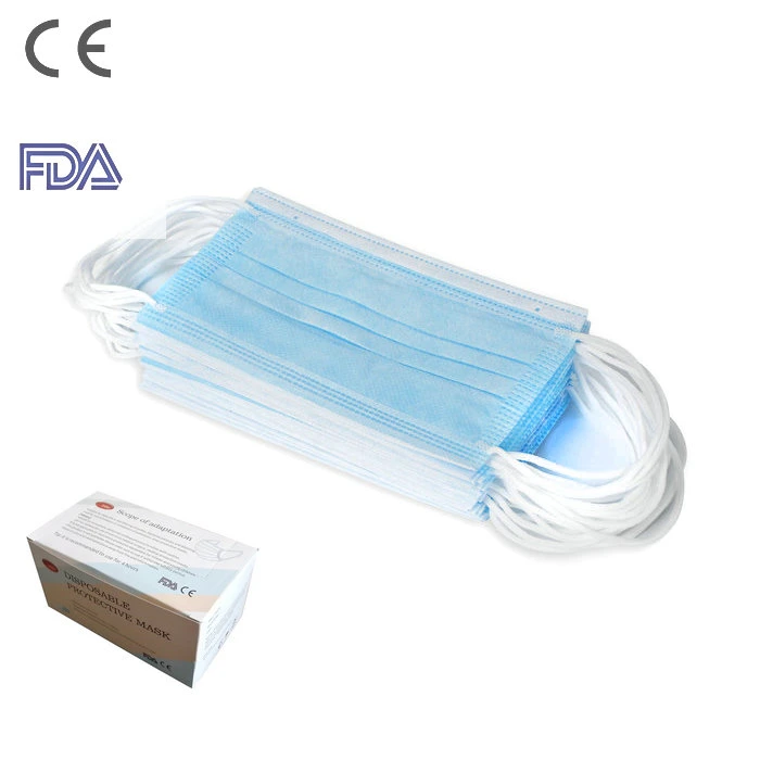 disposable protective 3-ply face mask