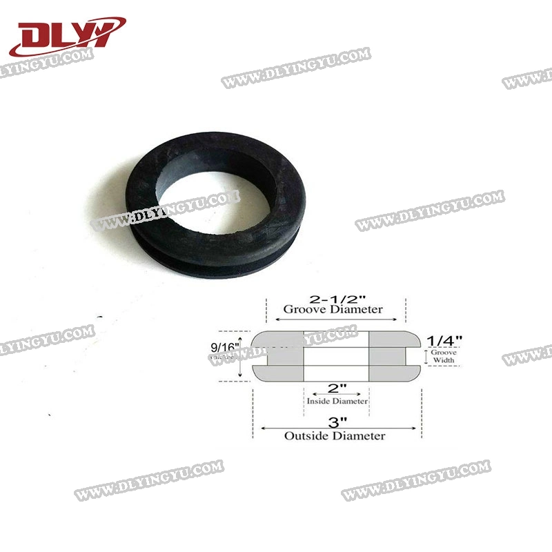 Custom Made Food Grade Silicone Rubber Flat Grommet