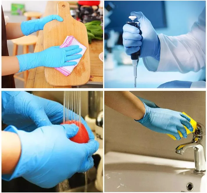 2022 Best Seller Manufacturers Tattoo Beauty Make up Powder Free Nitrile Gloves Beauty Salon Gloves