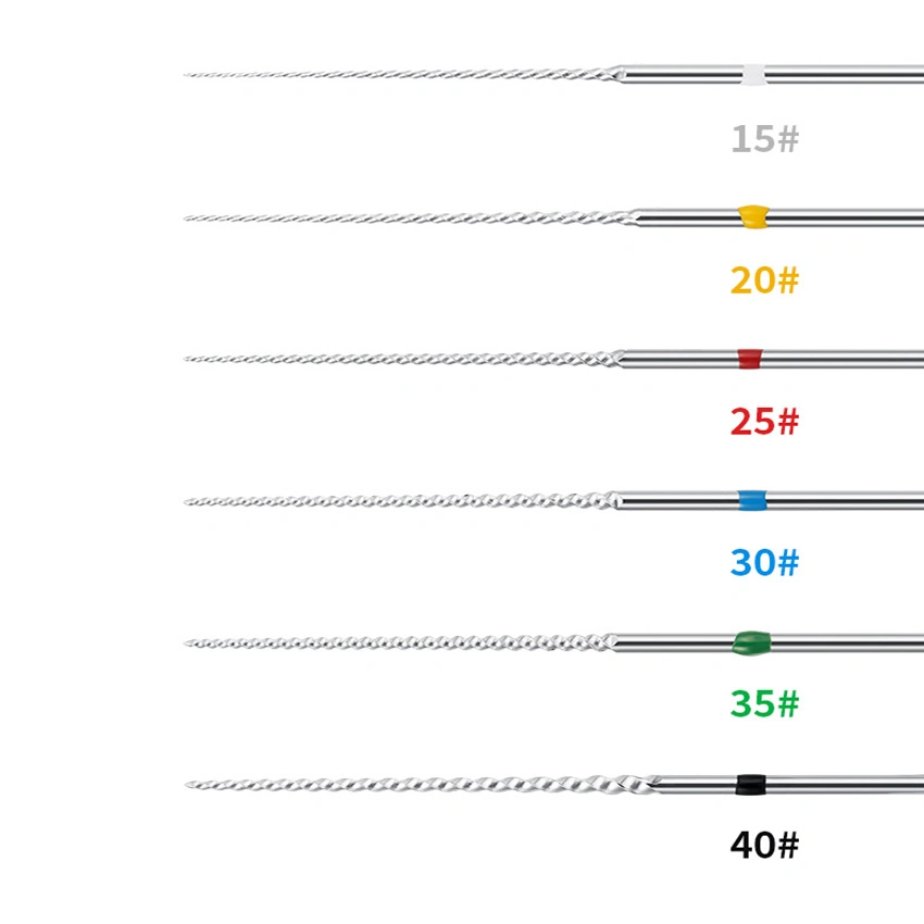 Dental Woodpecker Ss U Files Endodontic Files Stainless Steel Ultrasonic Optional Sizes Used for Root Cleaningu Files Endodontic Files Stainles