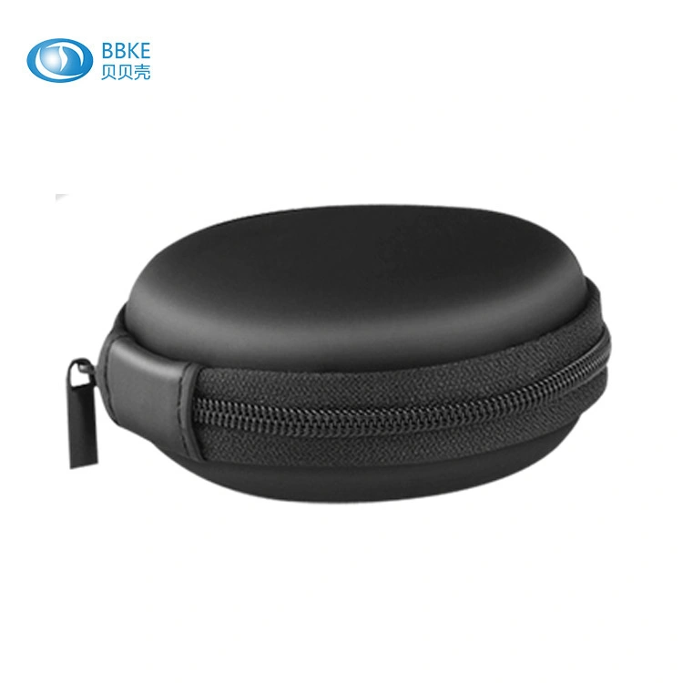 Round Hard Earphone Headset EVA Case