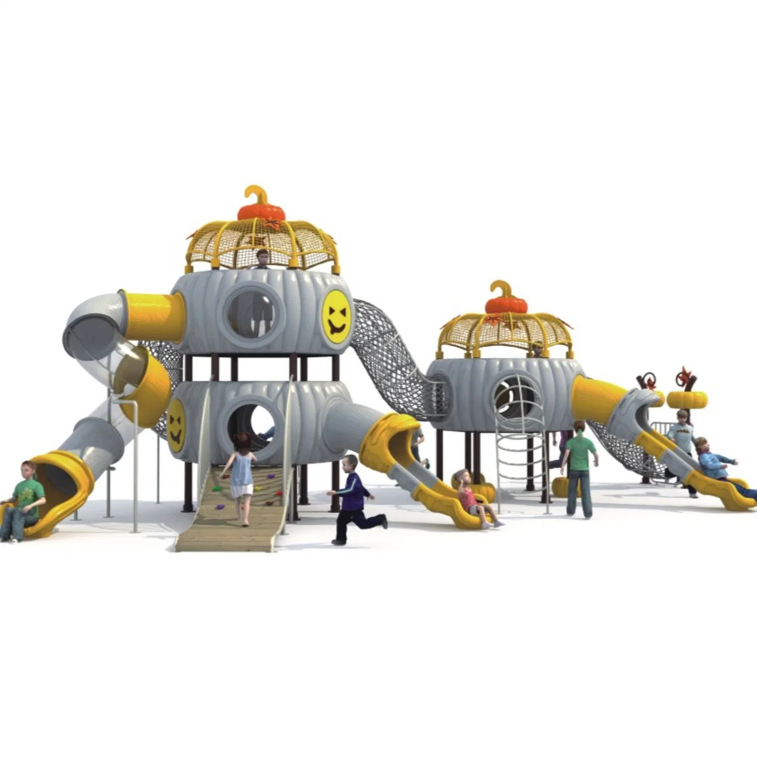 Popular Children Outdoor Playground Equipment Amusement Park Plastic Slide Price