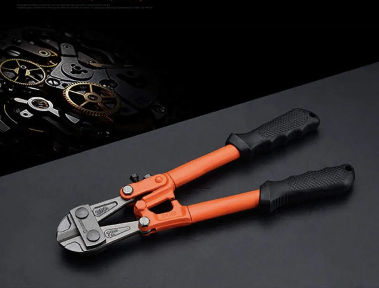 Bolt Cutter 14&rdquor; - Heavy Duty Forged T8 Steel Blade Cuts Steel Wire, Chain Link Fence, Metal Rods, Screws, Locks, Small Padlocks - Cutters Ergonomic