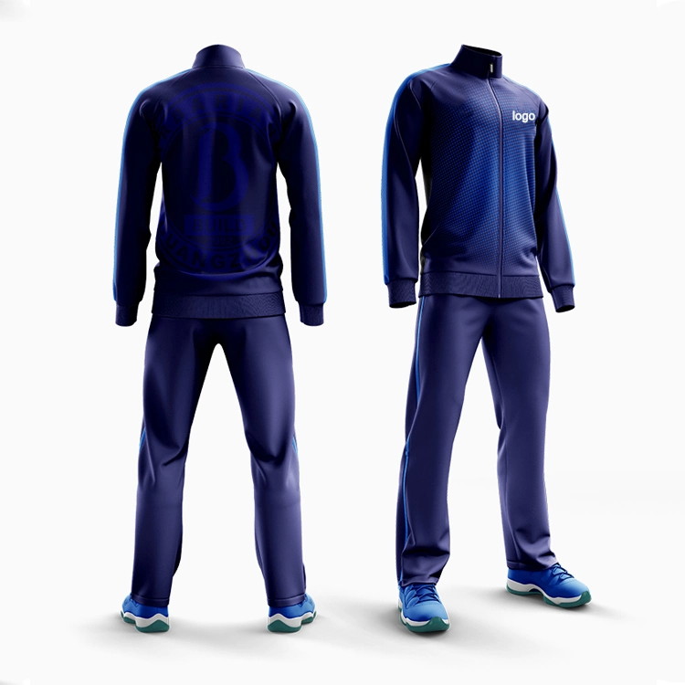 Athletic Wear Polyester Sport Suit Tracksuit Custom Logo Team Suit
