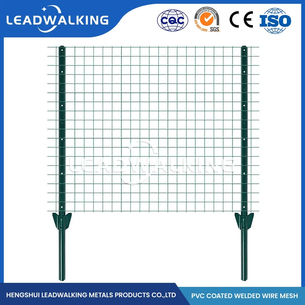 Leadwalking Cheap Welded Wire Mesh Manufacturing OEM Customized 14G PVC-Coated Welded Wire Mesh China 10m Length Cheap Plastic Coated Welded Wire Mesh