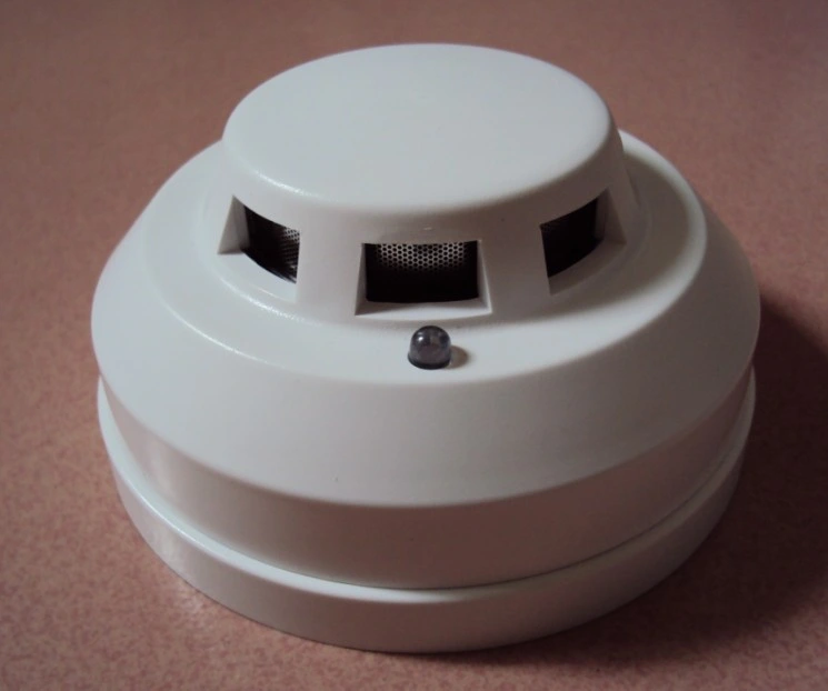 Marcação Foto Cofre eletrônico térmico de segurança Gás Dupla Fumaça Detector de incêndio do Sensor de alarme