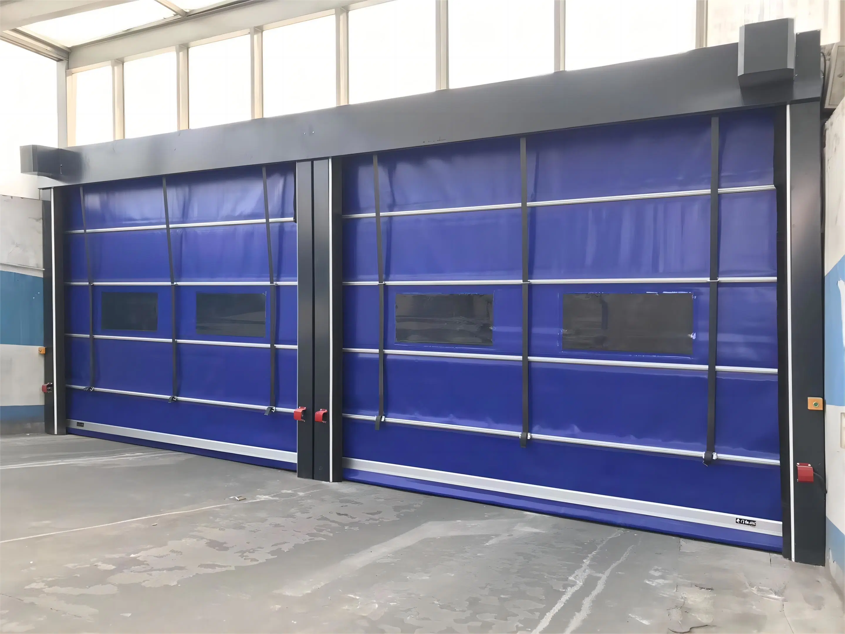 China Industrial Dust-Proof Safety PVC Fast Rolling High Speed Fast Shutter Door