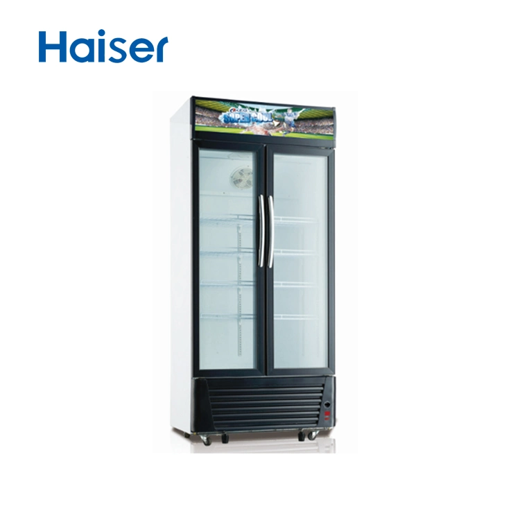 600L Commercial Supermarket Refrigerator Beer Pepsi Beverage Display Chiller