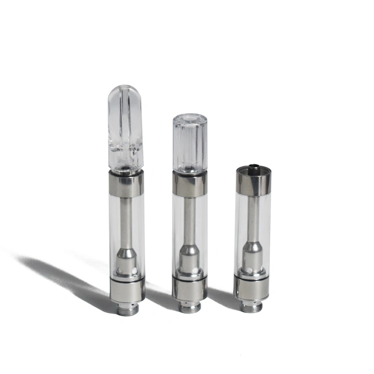 Best Quality E-Cig 510 Thread 0.5ml 1ml Ceramic Coil Glass Tank SS316 Disposable/Chargeable Atomizer Vape Pen Cartridge