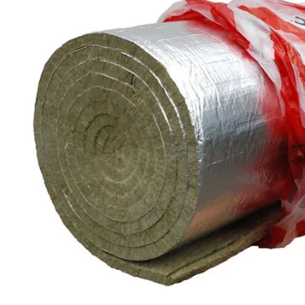 Thermal Insulation Rock Wool Blanket with Wire Mesh 100kg Density