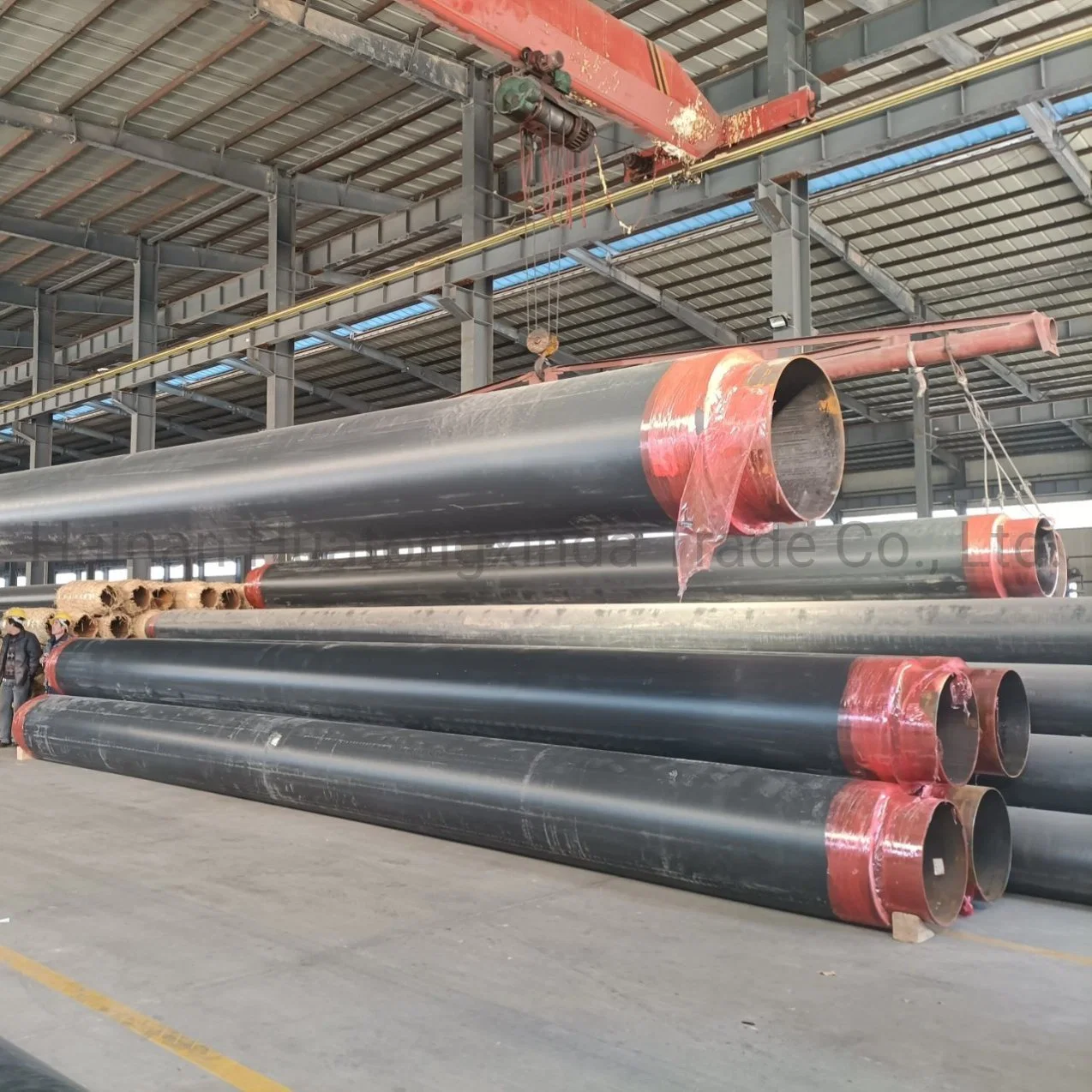 Underground Thermal Insulation Steel Pipe Withpolyurethane Foam and HDPE Jacket for Chilled Water Gas Oil Project