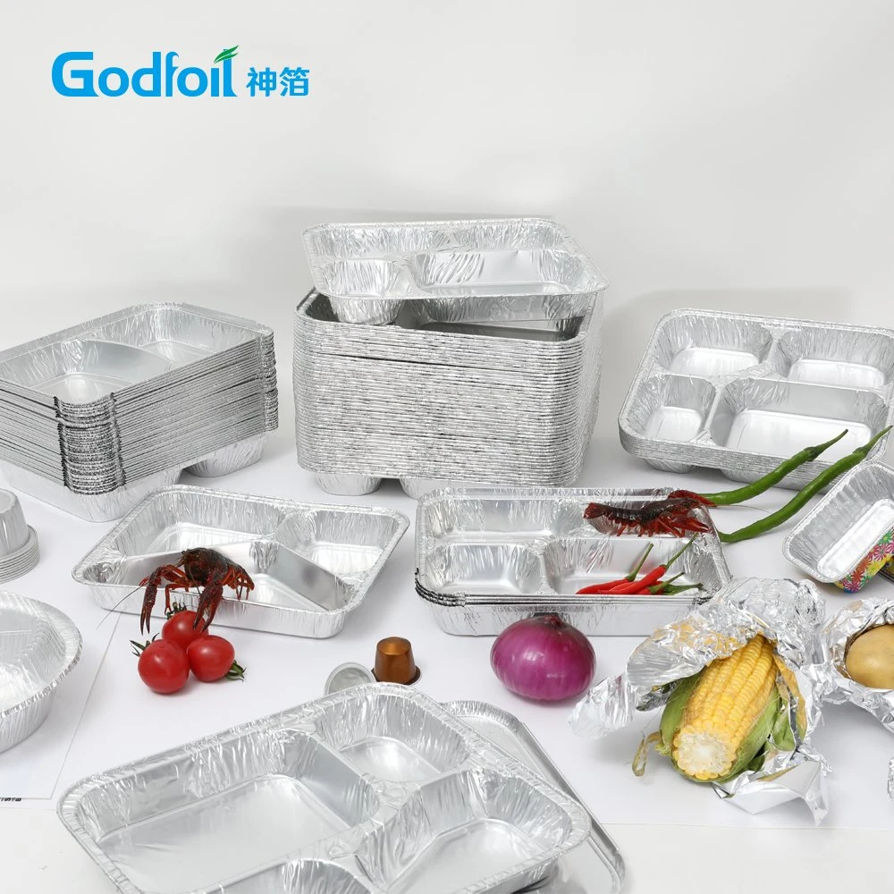 Energy Saving Aluminium Foil Container Production Line for Disposable Take Away Containers