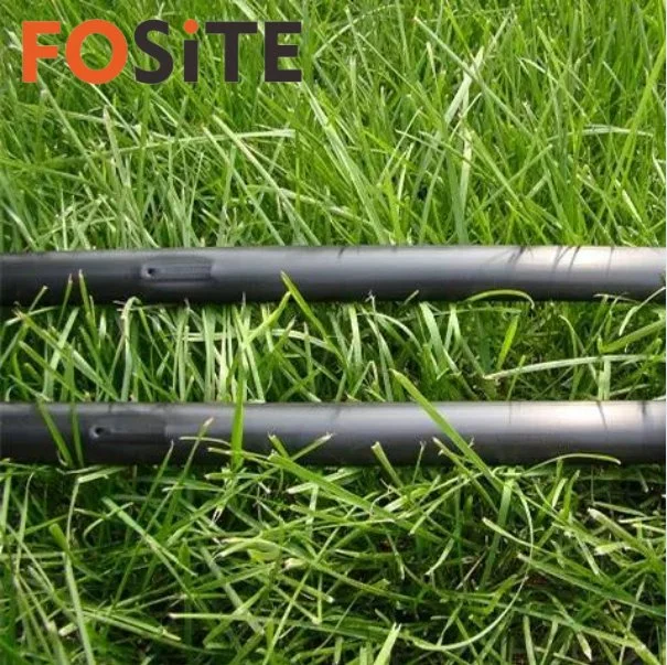 Plastic Irrigation Drip Pipe with Round Dripper for Agricultural Greenhouse