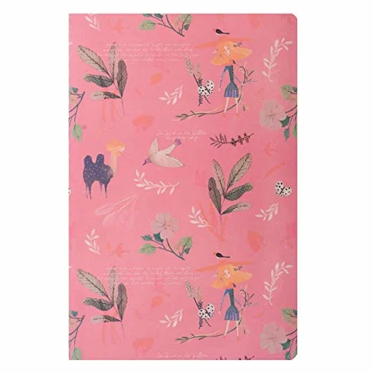 Lined Journal Notebook Dairy Book Journal Record A5 Flowers Softcover Composition Book