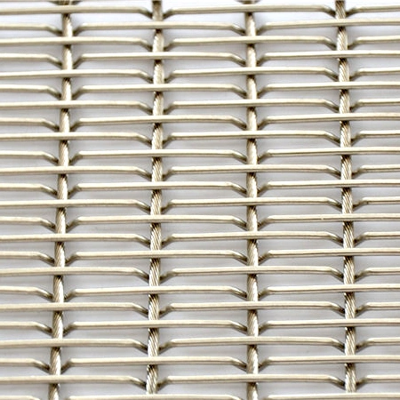 304 316 Stainless Steel Woven Metal Wall Cladding