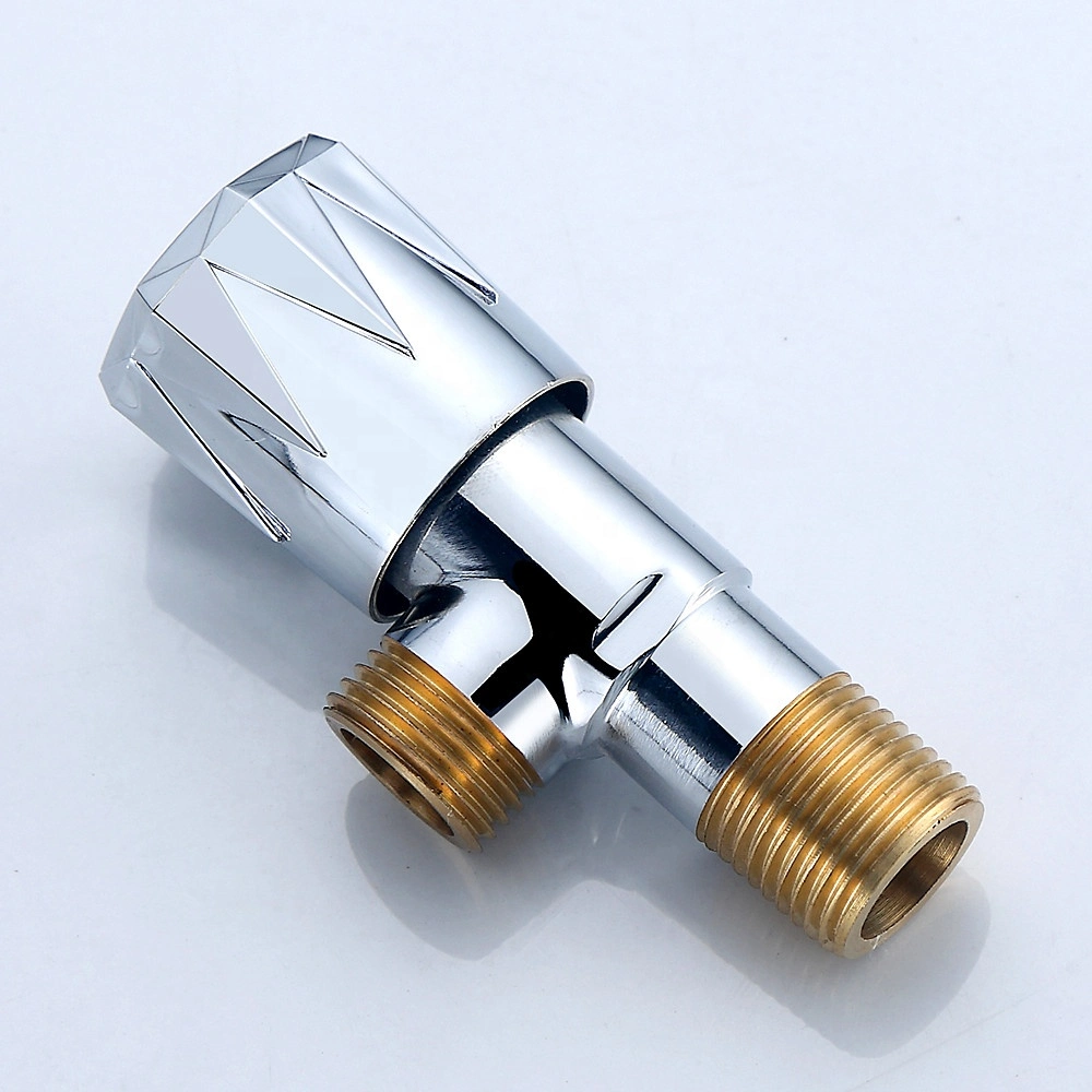 Factory 1/2 SUS 304 Stainless Steel Brass Faucet Angle Cock Valve for Toilet Stop Cock Angle Valve