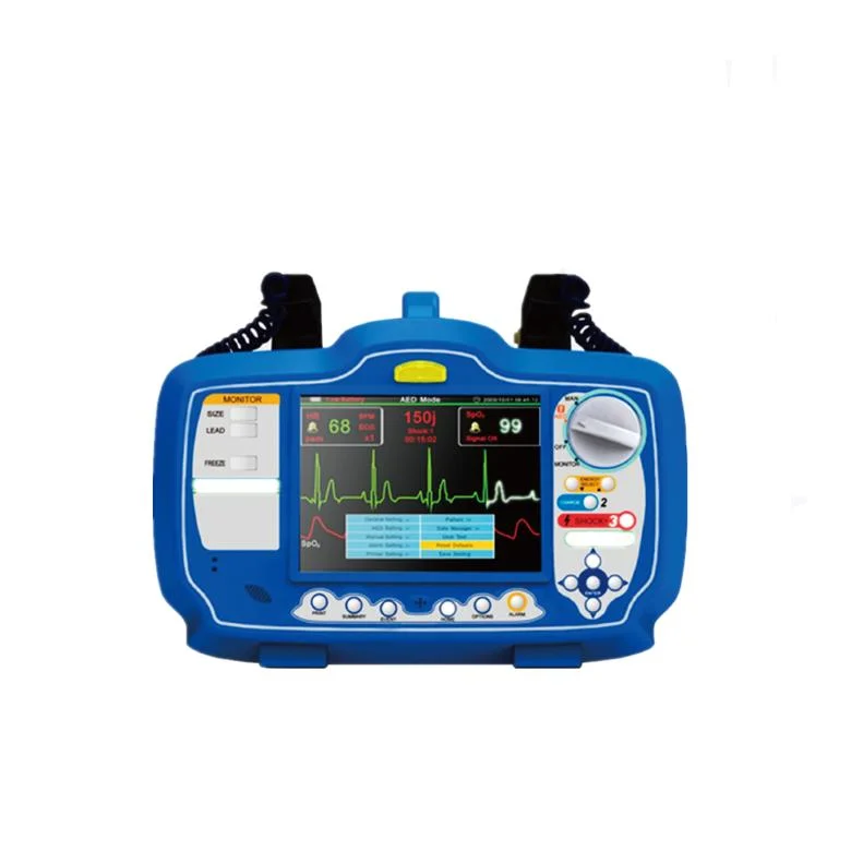 Portable Emergency Medical Cardiac Defibrillator Monitor