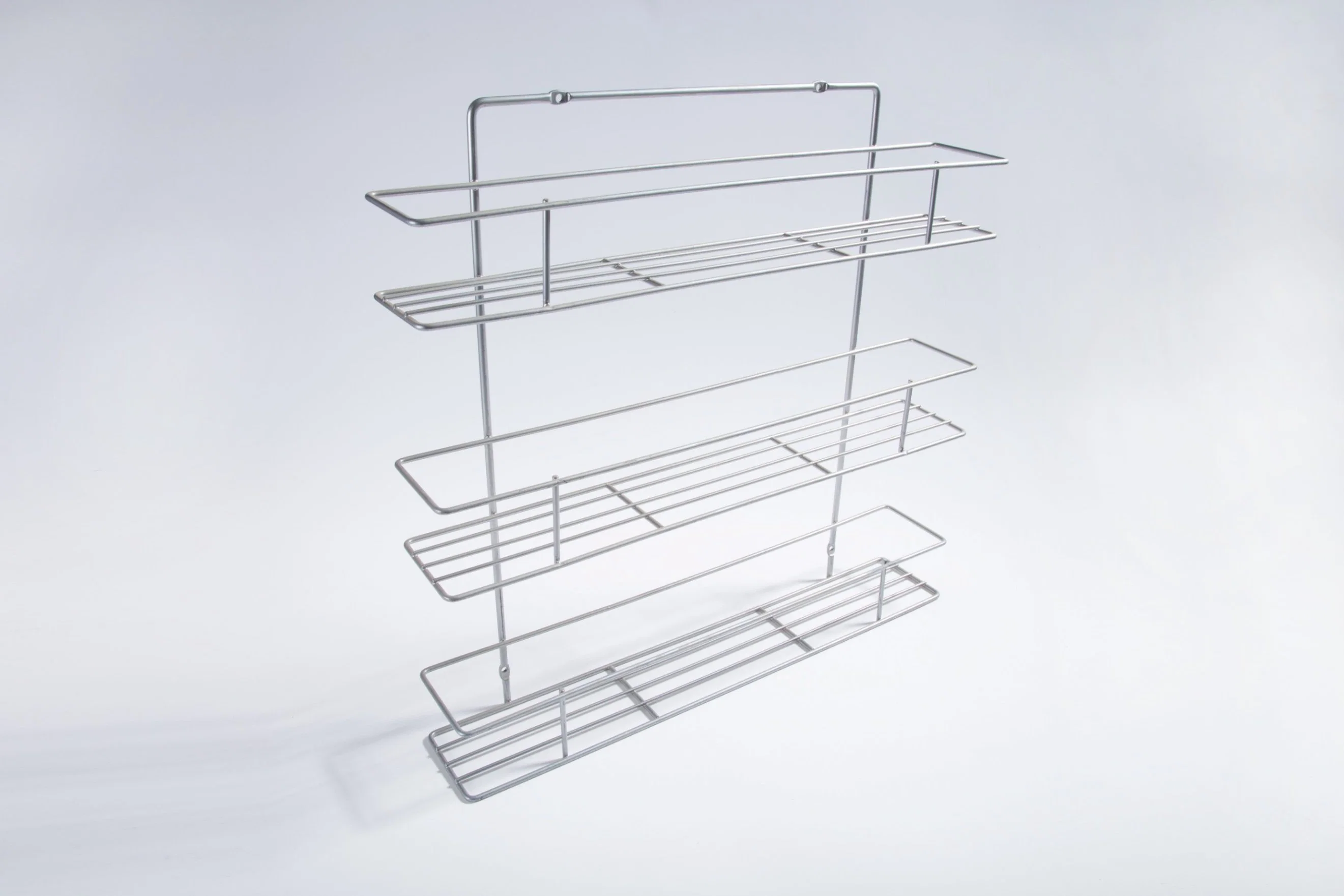 Accesorios de cocina plato de metal plato organizador de placas estante pared colgada Spice Rack