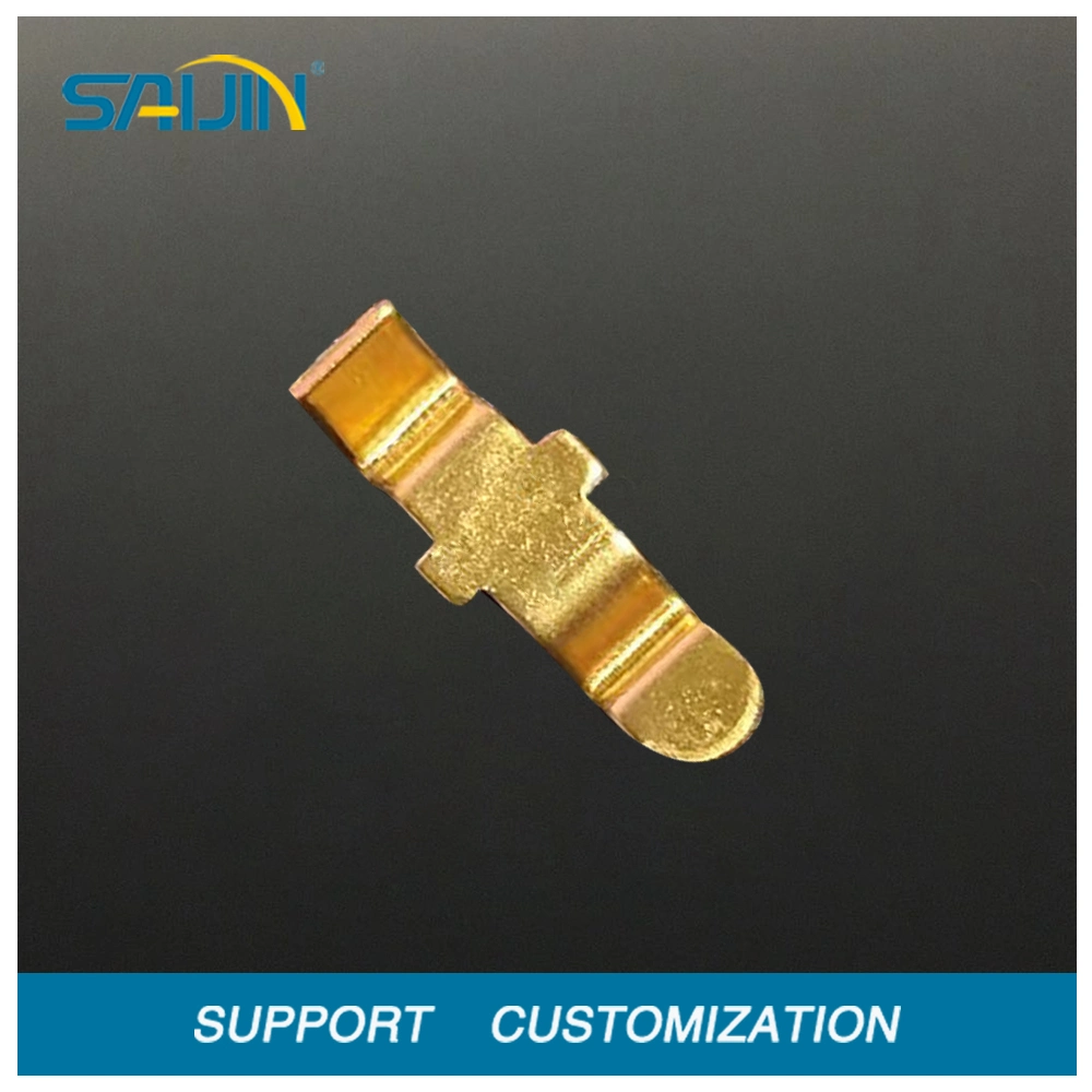 Electrical Switch Contact Silver Inlay Part Brass Copper Bimetal Terminal Part Contact Metal Socket Stamping Contact