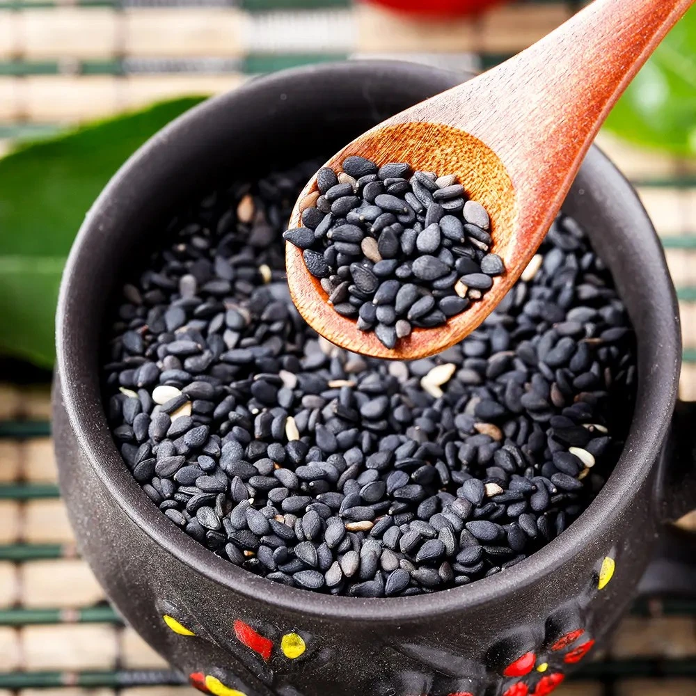 Fabricante China Roasted Black Sesame sementes para pó Sesame