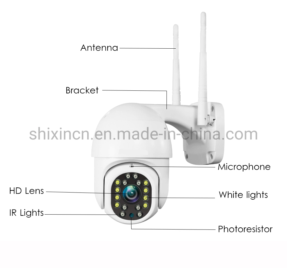 Full HD 1080P Outdoor Wireless WiFi Camera Waterproof 2MP Support Tuya APP