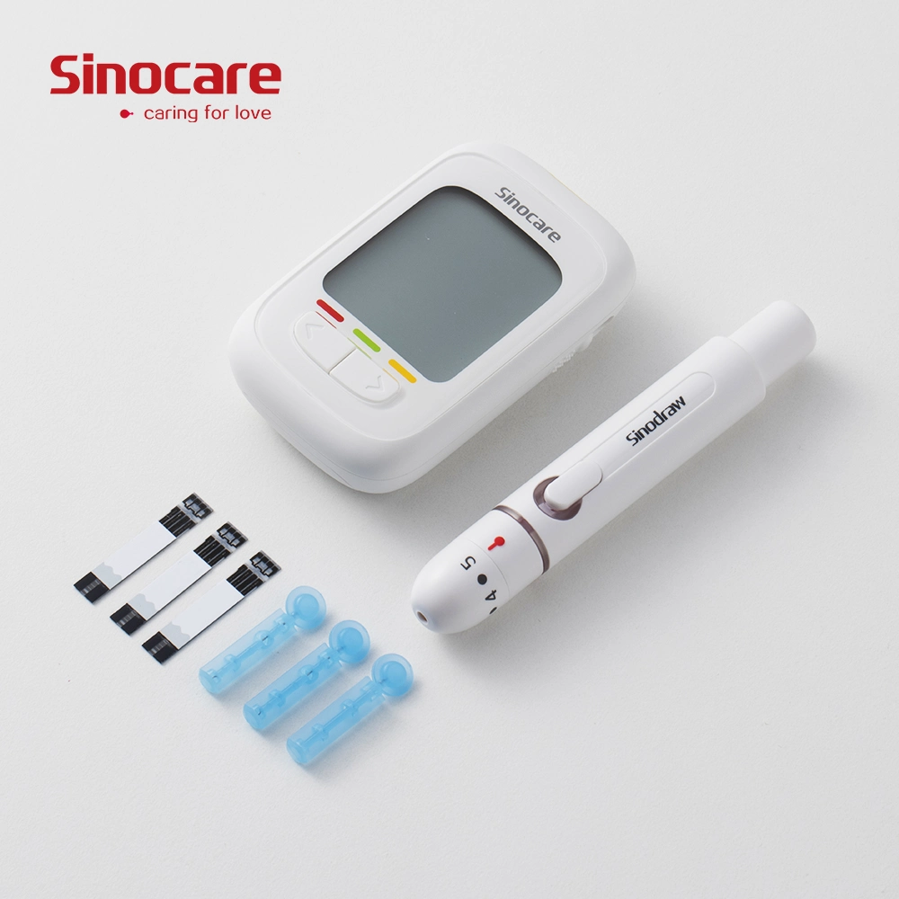 Sinocare Safe Aq PRO II Glucometer Blood Glucose Meters Blood Sugar Monitor with 25 PCS Test Strip