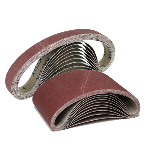 Los cinturones de lijado de óxido de aluminio pulido de madera con tamaños personalizados