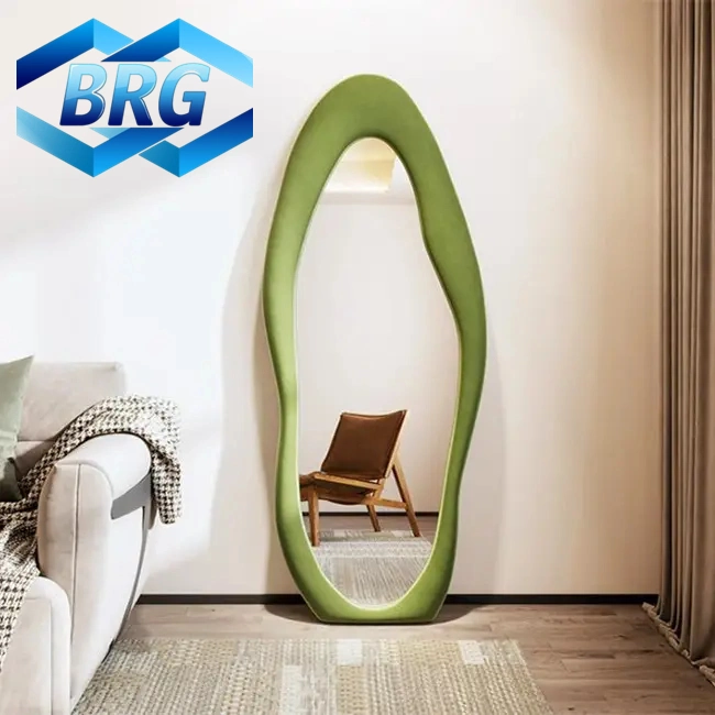 Modern Unique Design Floor Sanding Mirror Ins Decorative for Bathroom