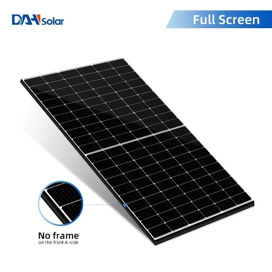 Dah 182mm 460W Full Screen Black Frame Solar Panel