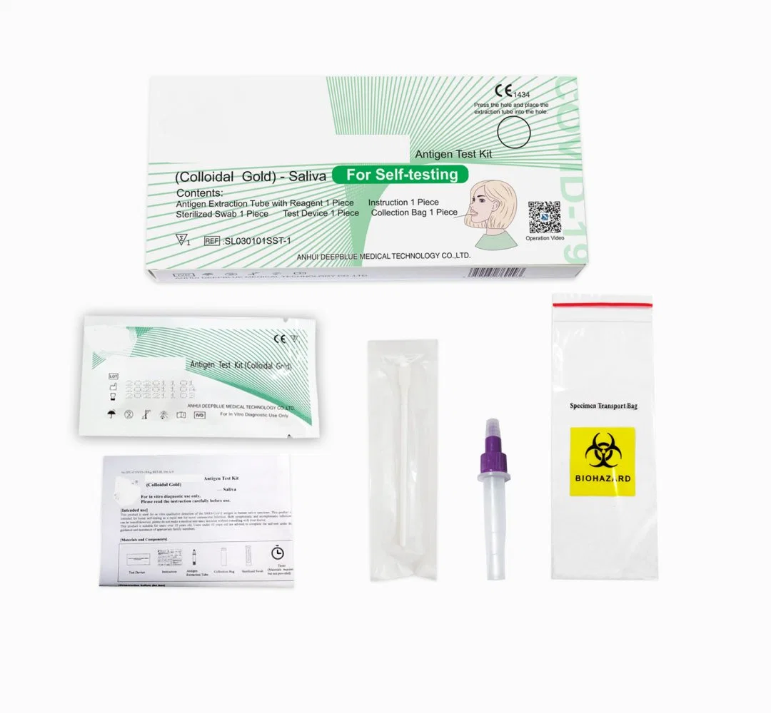 Medical Supply Disposable Virus Fast Testing Antigen Rapid Diagnostic Test Kit with Nasal Swab for Viral PCR Detection Home Use Self Test with CE