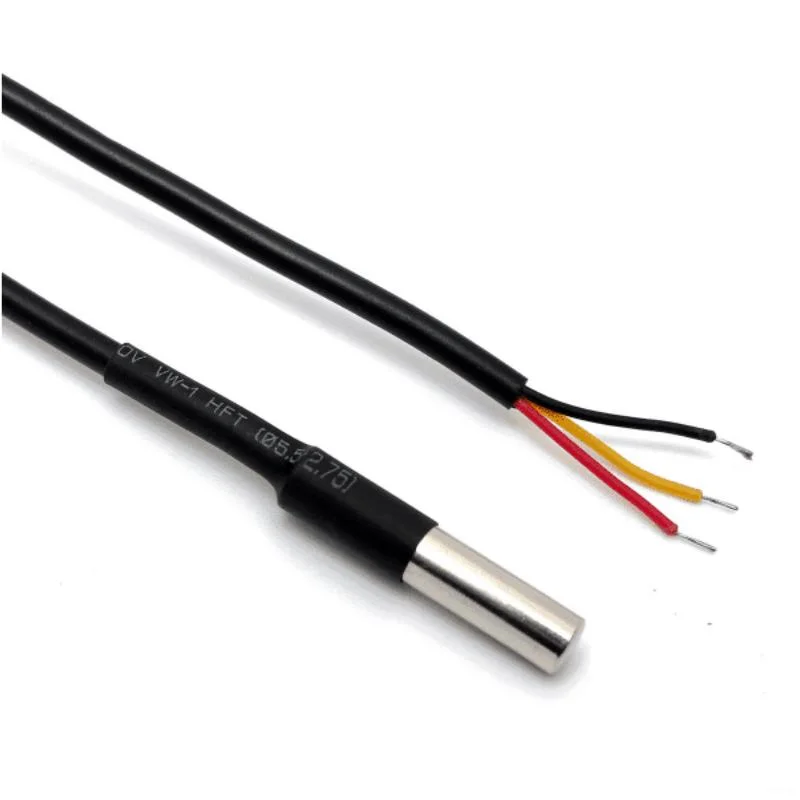 Cylindrical Housing Sts35 Temperature Sensor with Drain Wire