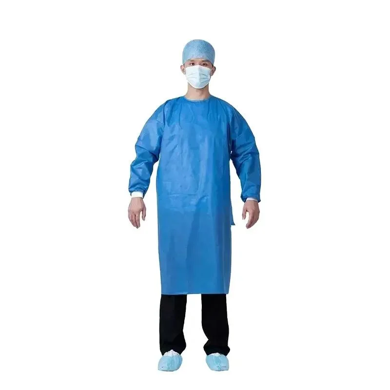 Wholesale/Supplier Non-Woven Fabric Medical Surgical Gowns SMS Surgical Isolation Custom Design Disposable Waterproof Gown