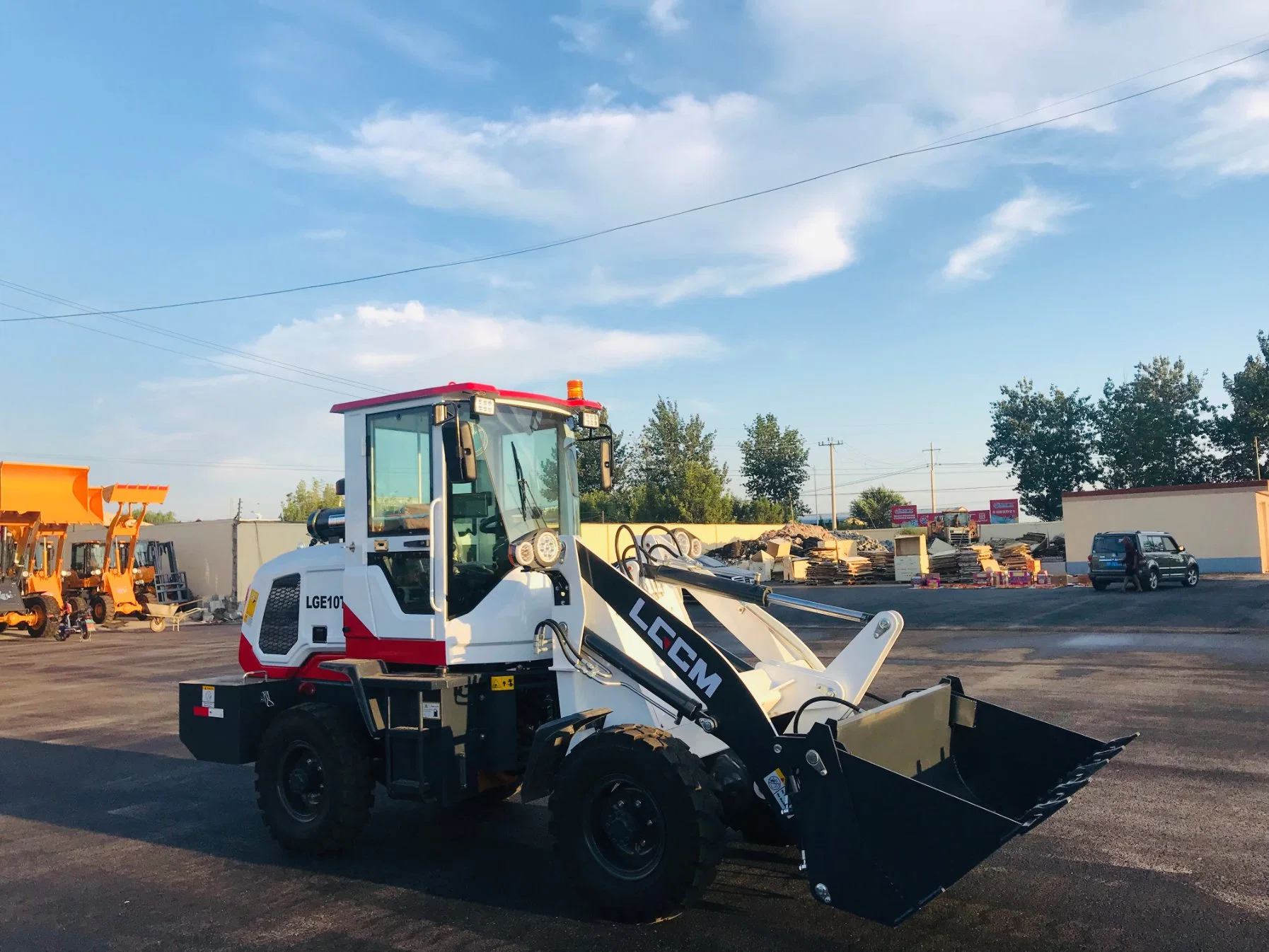 Lgcm 1.5ton Top Quality Wheel Loader, Mini Loader, Small Loader, Front End Loader, Tractor Loader, Steer Skid Loader, Shovel Loader, Backhoe Loader with CE&EPA