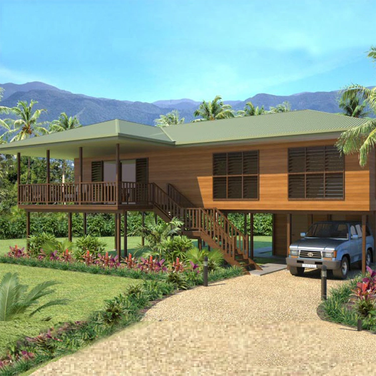 Prefabricated Bali Bungalows for Sale Light Steel Frame House