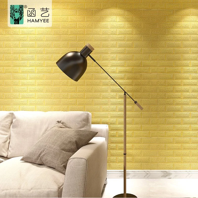 Hot 2021 Soundproof Soft Foam Wallpaper Adhesive 70*77cm Wall Stickers