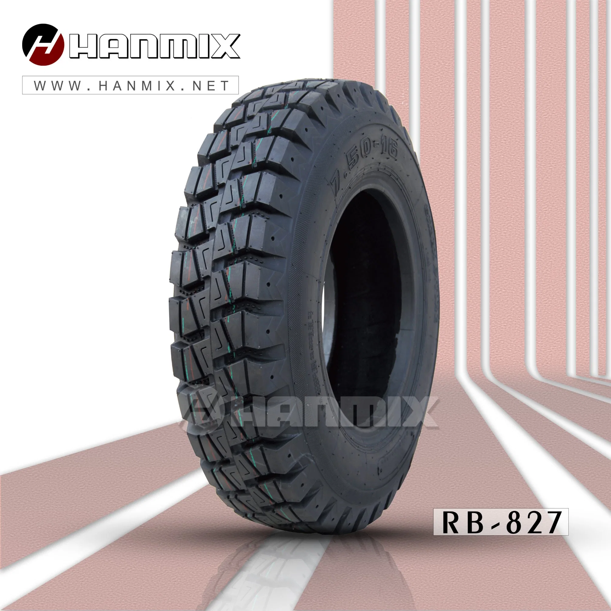 Hanmix Bias Industry Agriculture Rib Lug Grader Factory Loader Grade off The Road All Steel Tire Radial TBB Tyre 750-16 825-16