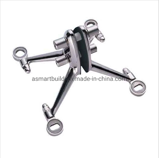 L200ra Series Stainless Steel Spider Fittings Glass Hardware with High Polish Surface Rib Connecting Claw