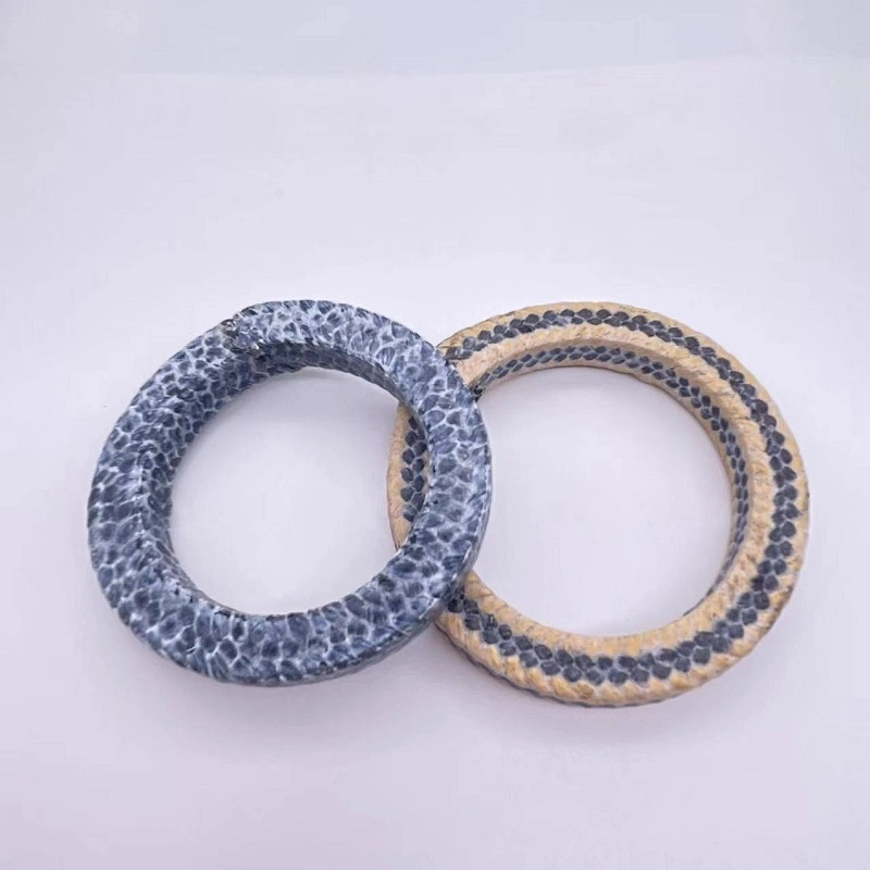 Yellow Aramid Fiber Corner Line Black PTFE Wear Resistant Packing