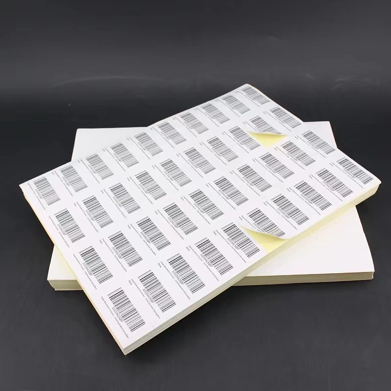 Papier adhésif vierge auto-adhésif POUR colle thermofusible 80 G/M2 semi-brillant Papier autocollant