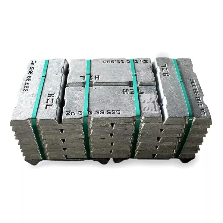 99.9% Zinc Metal Ingots Alloy Steel of Steel Structure