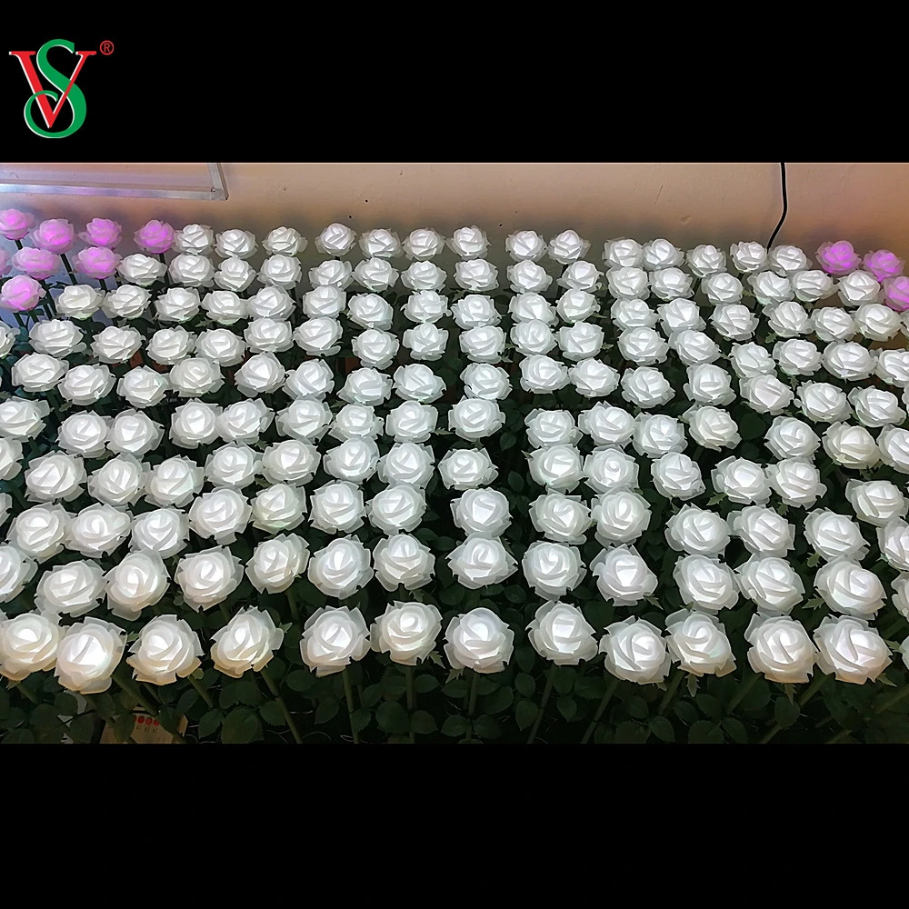 DMX 512 2811 IC LED RGB Rose for Theme Park Christmas Light Show Decoration