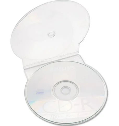 Custom Logo CD DVD VCD Plastic Holder Bag Case