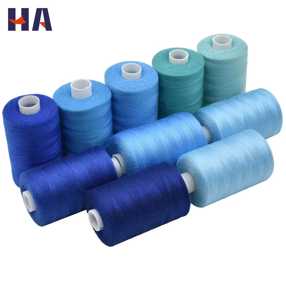 Best Price ISO 9001 Custom Color 100% Polyester Spun Sewing Thread Small Mini Packing for Africa Market