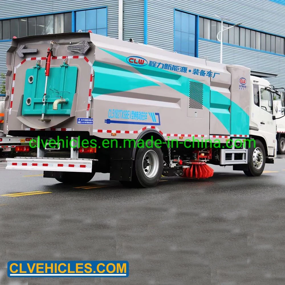 Clw Medium Duty Garbage Water Tank Street Washing Truck