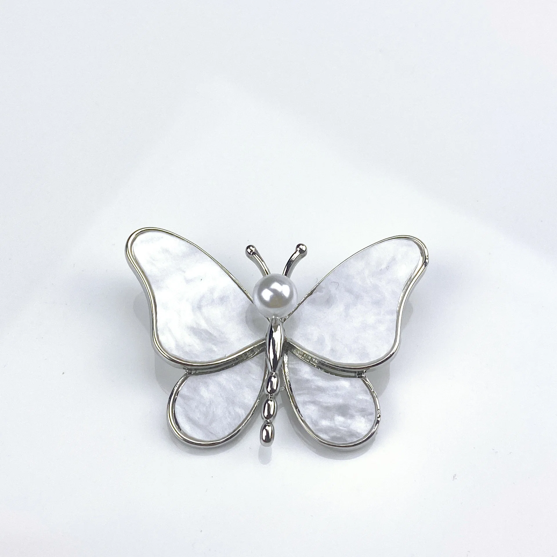 Pearl Butterfly Pearl Butterfly Brooch Women's Fashion High-Grade Temperament Suit Accessories