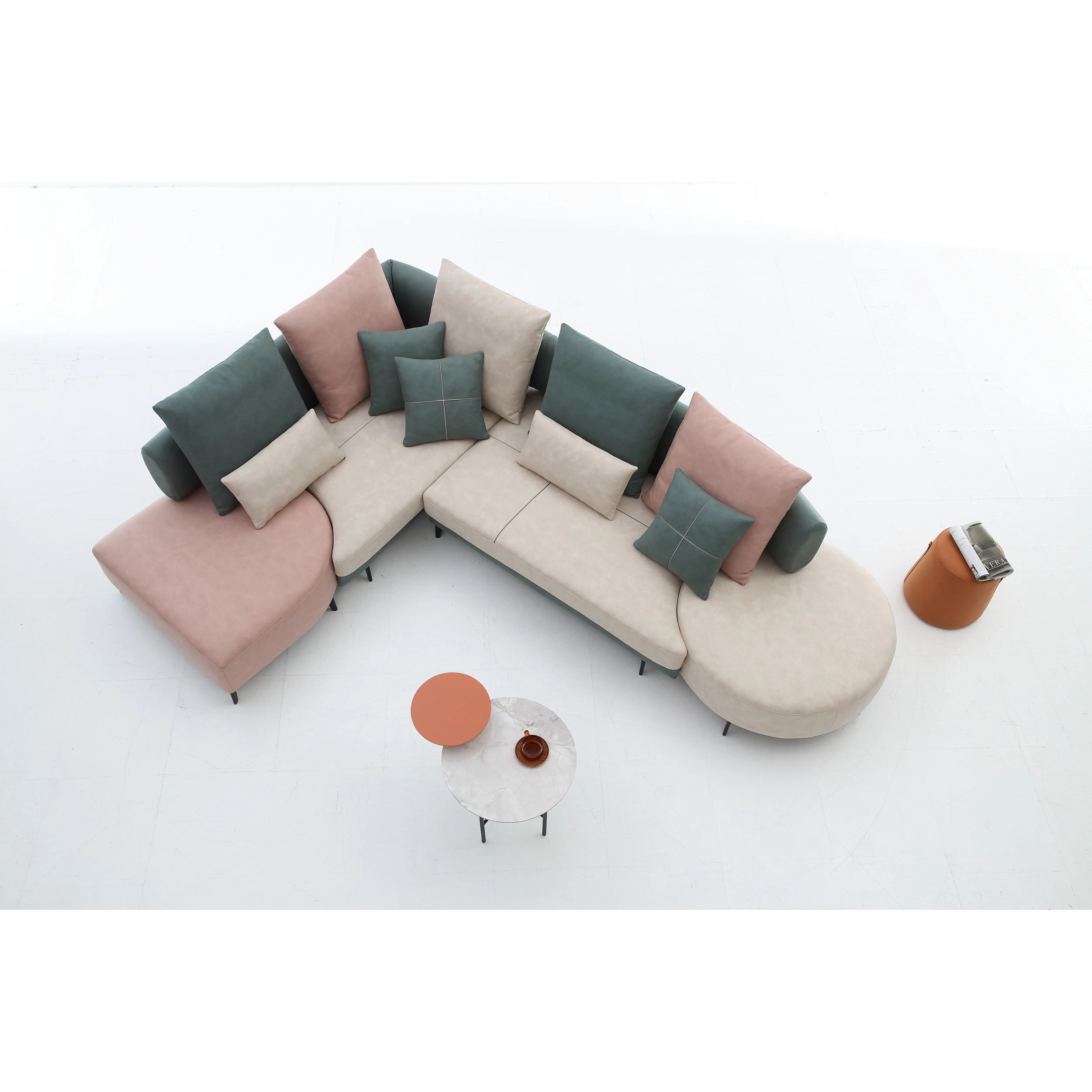 Leisure Hotel Furniture Wholesale/Supplier Modern Leisure Sofa Set Furnitures with 4 Seaters