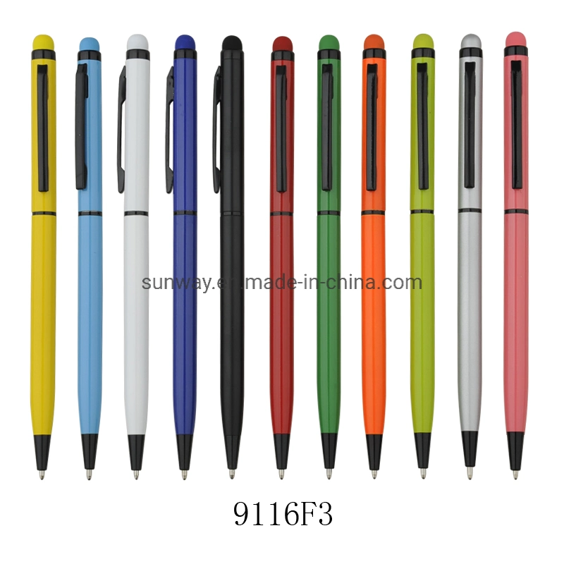 1.0mm Classic Promotional Gifts in Fancy Colors Plastic Ballpoint Pen