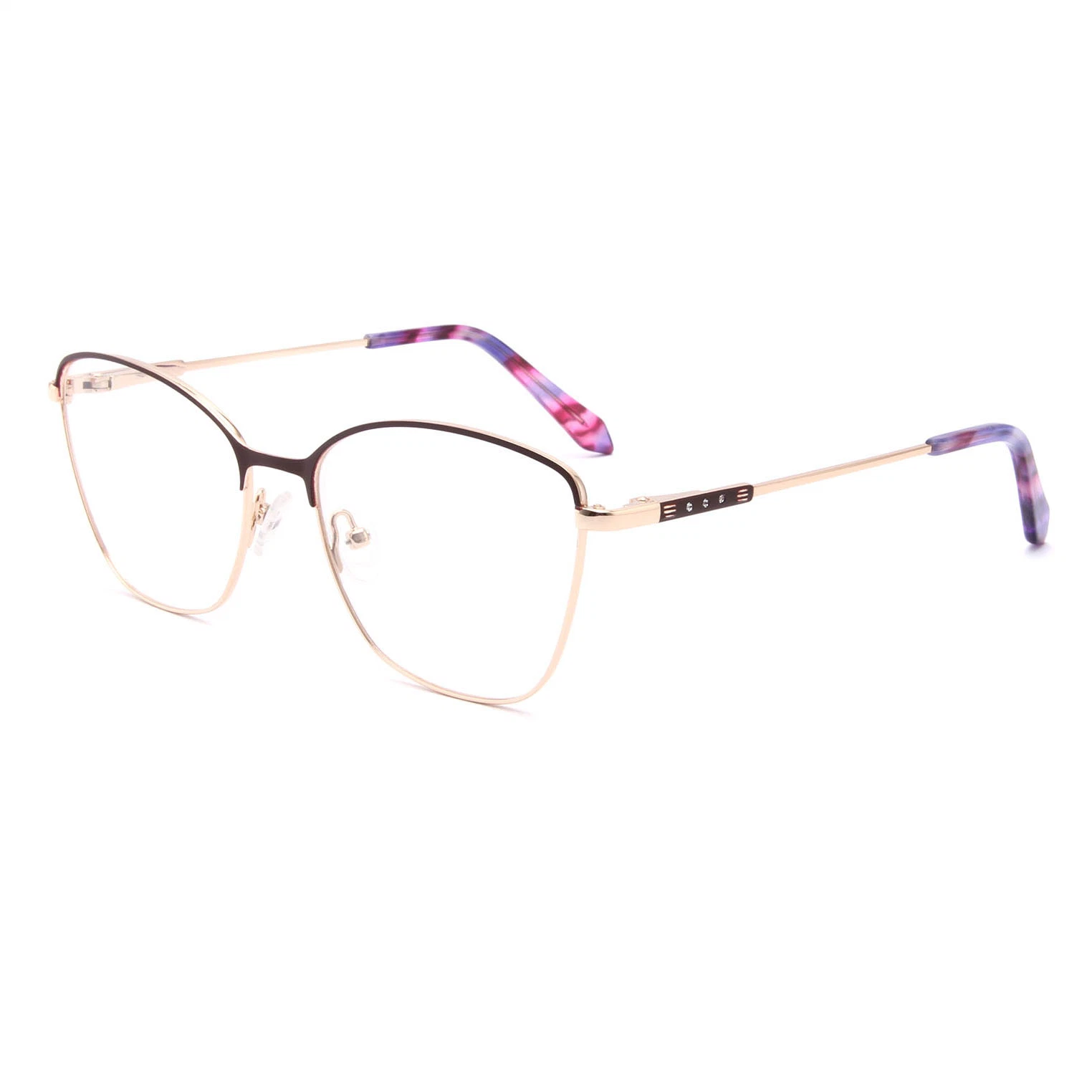 Newest Fashion Model Two Color Metal Lovely for Women Vintage Optical Frame